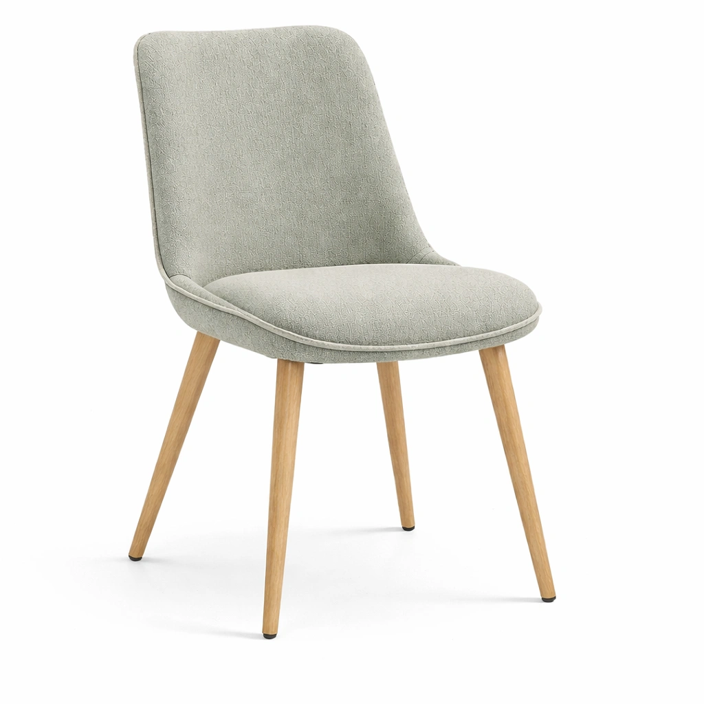 Esszimmerstuhl mit Holzbeinen im skandinavischen Stil-Domvyn